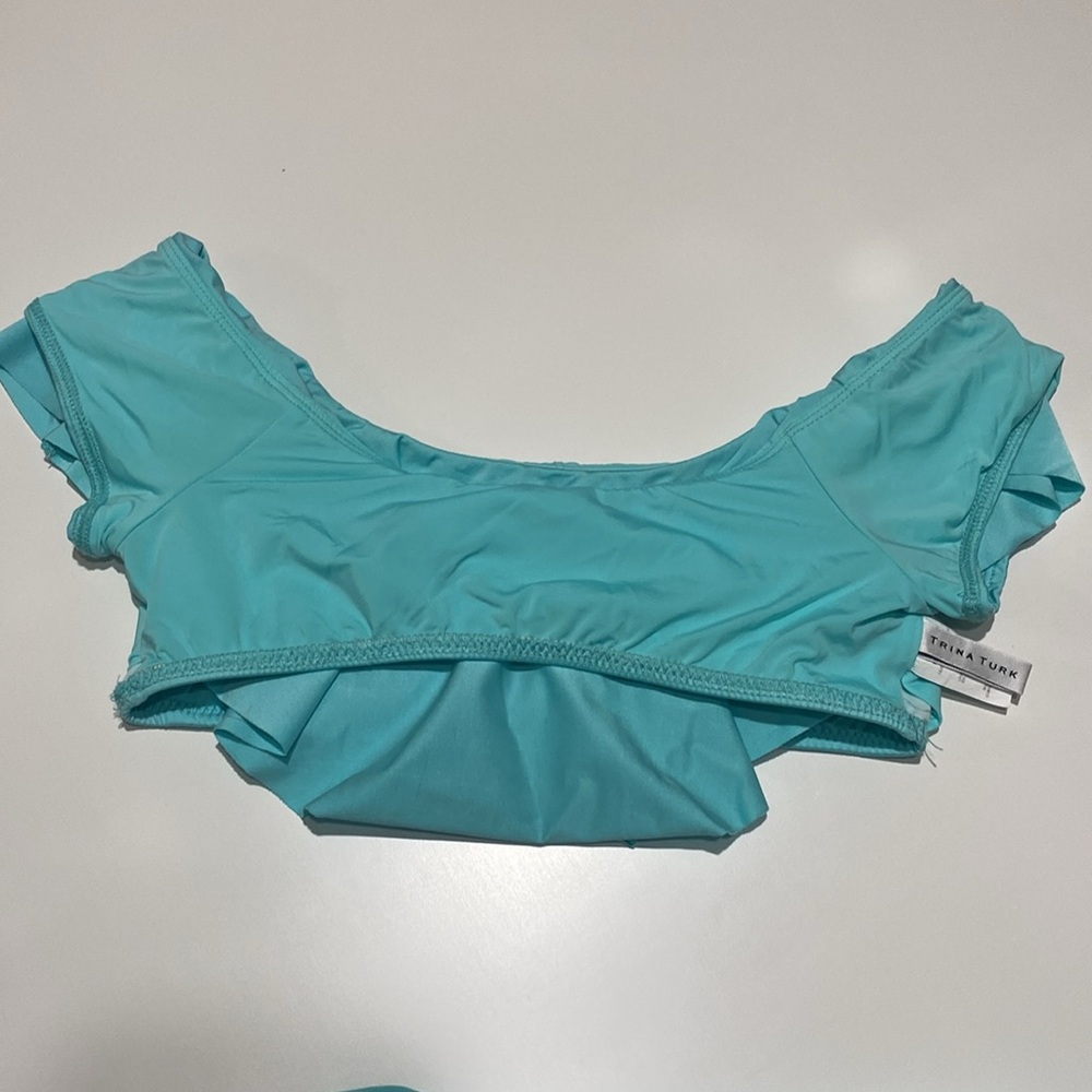 Trina Turk Getaway Off The Shoulder Bandeau Bikini Set - Picture 15 of 16
